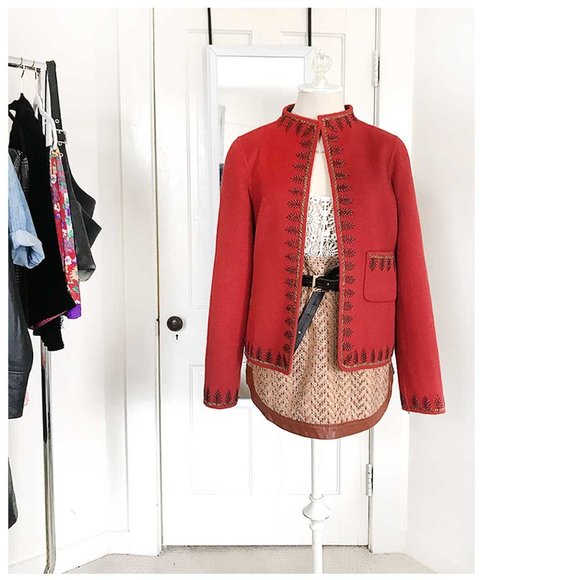 Oscar de la Renta Jackets & Blazers - Vintage [ OSCAR DE LA RENTA ] Cashmere Jacket